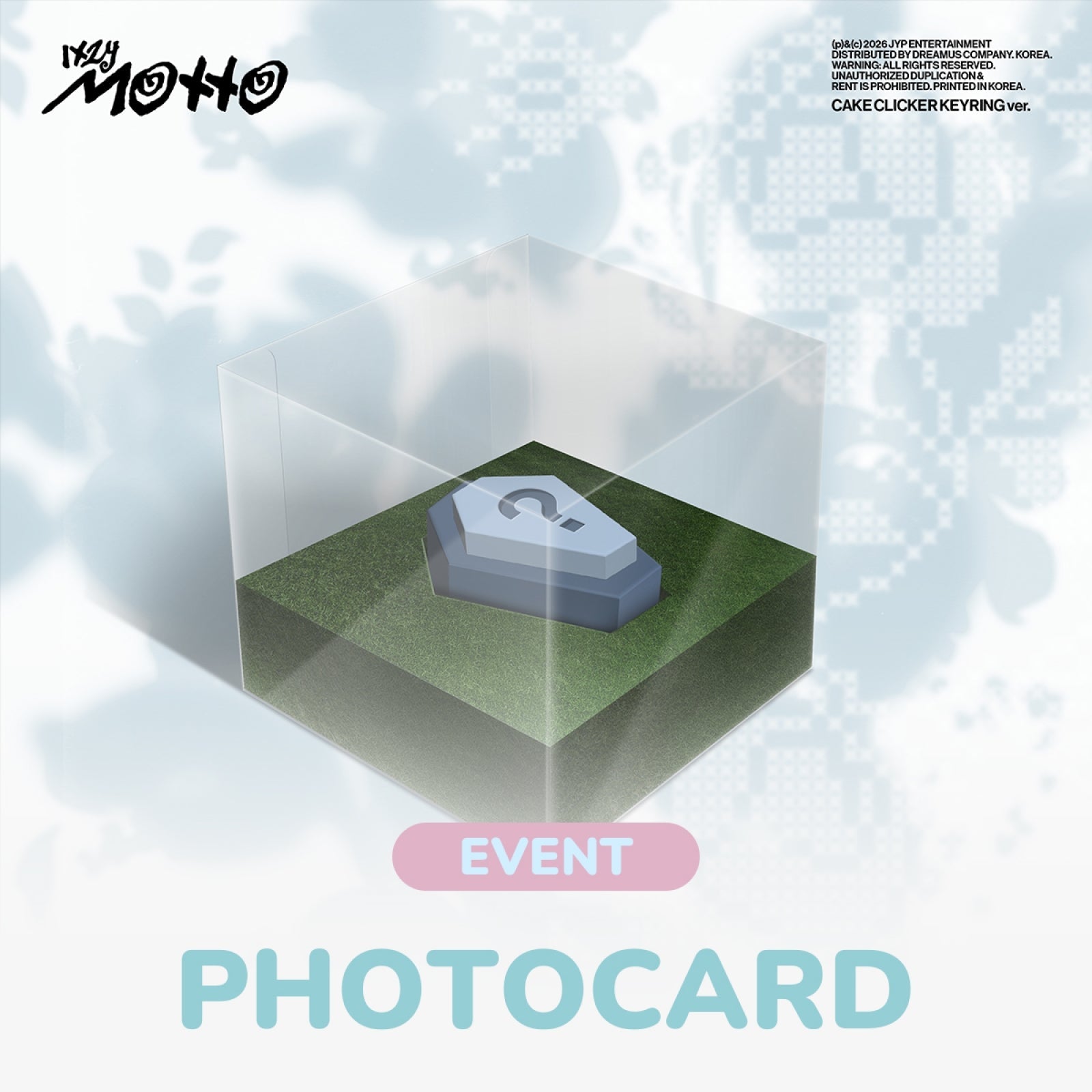 [Pre-order] ITZY - Motto (CAKE CLICKER KEYRING Ver.)