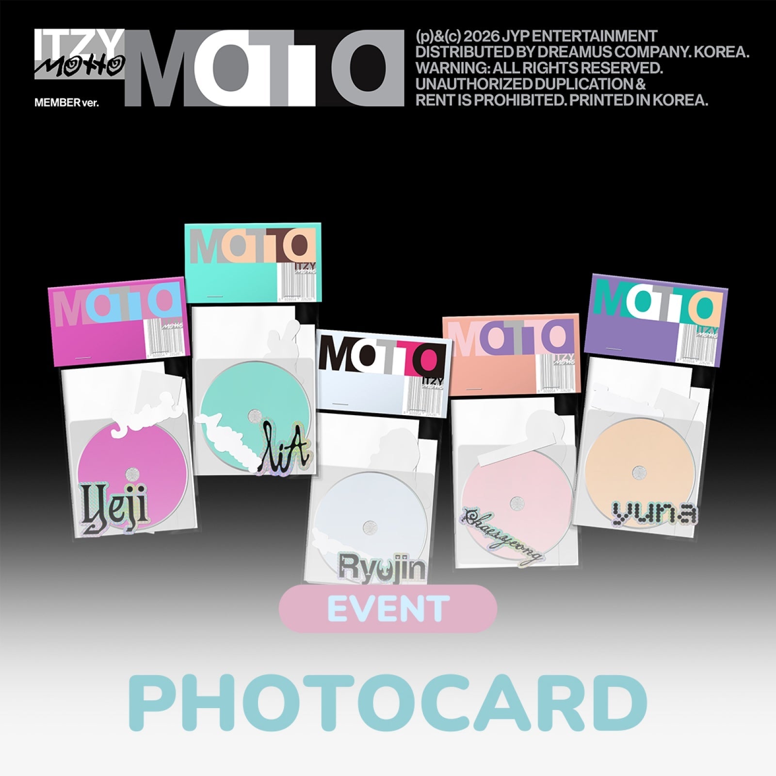 [Pre-order] ITZY - Motto (MEMBER Ver.)