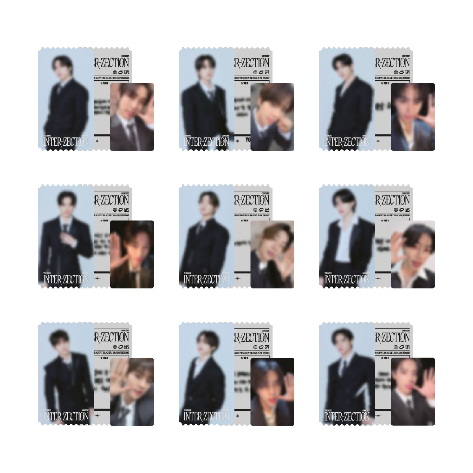 [Pre-order] THE BOYZ - PHOTO TICKET SET / THE BOYZ CONCERT [INTER-ZECTION] OFFICIAL MD