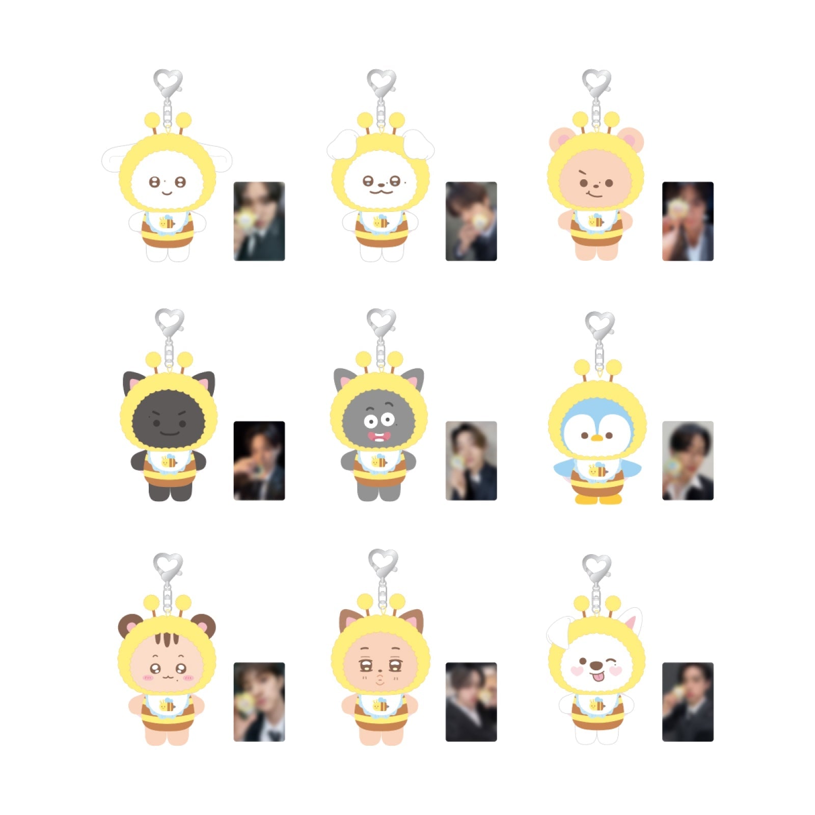 [Pre-order] THE BOYZ - HONEY BEE DOLL KEYRING / THE BOYZ CONCERT [INTER-ZECTION] OFFICIAL MD
