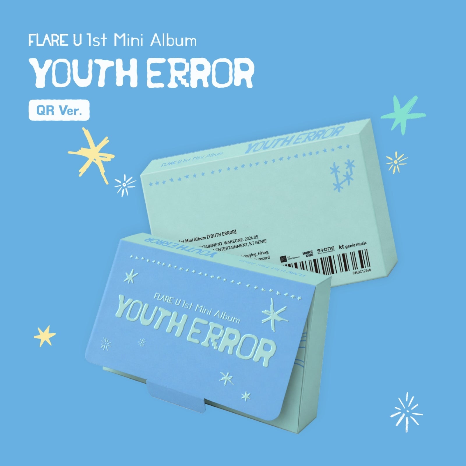 [POB] FLARE U - YOUTH ERROR / 1st Mini Album (QR Ver.)