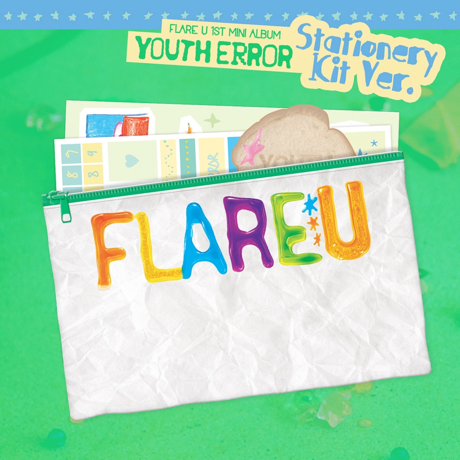 [Pre-order] FLARE U - YOUTH ERROR / 1st Mini Album (Stationery Kit Ver.)