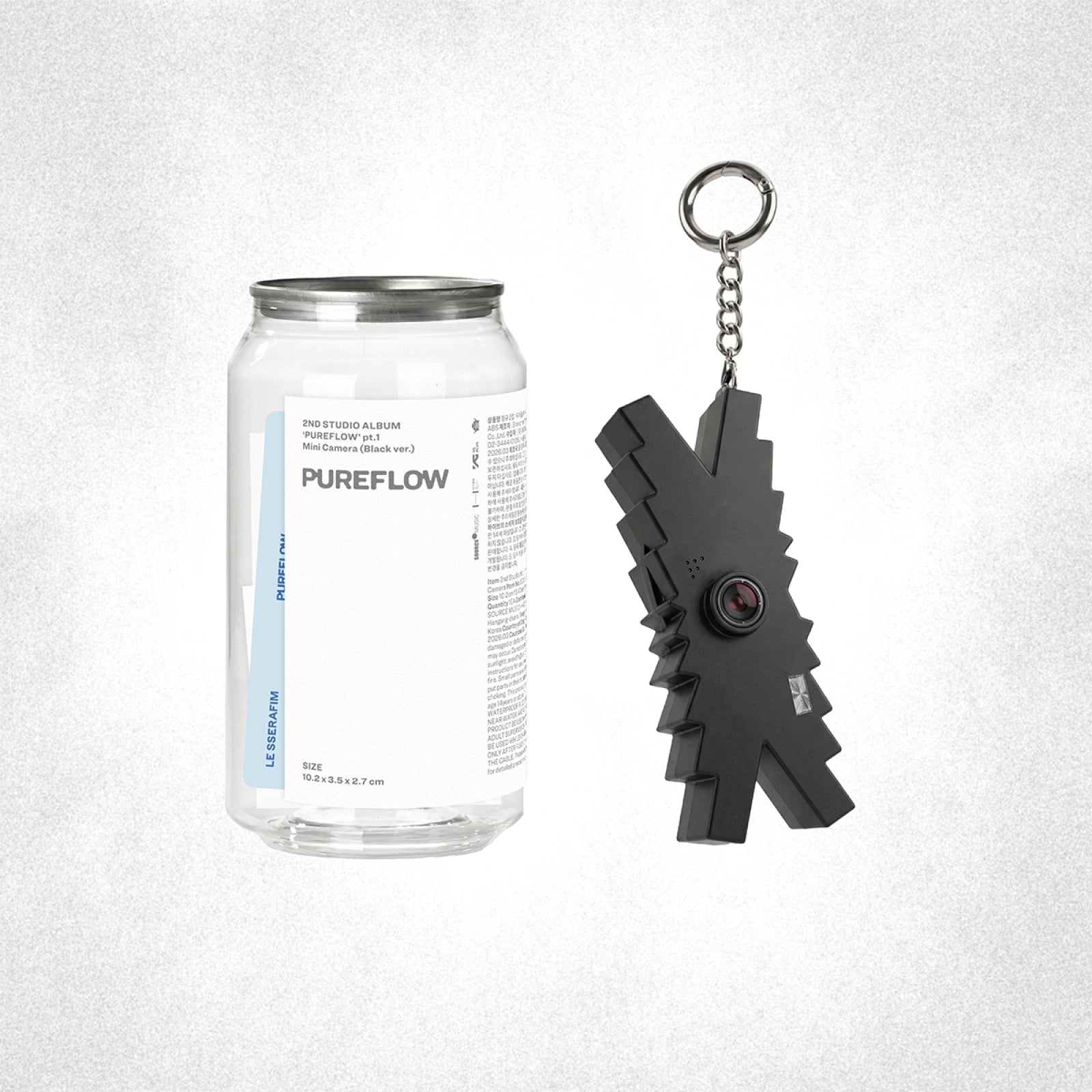 [Pre-order] LE SSERAFIM - 'PUREFLOW’ pt.1 / 2nd Studio Album (Mini Camera ver.) Black ver.