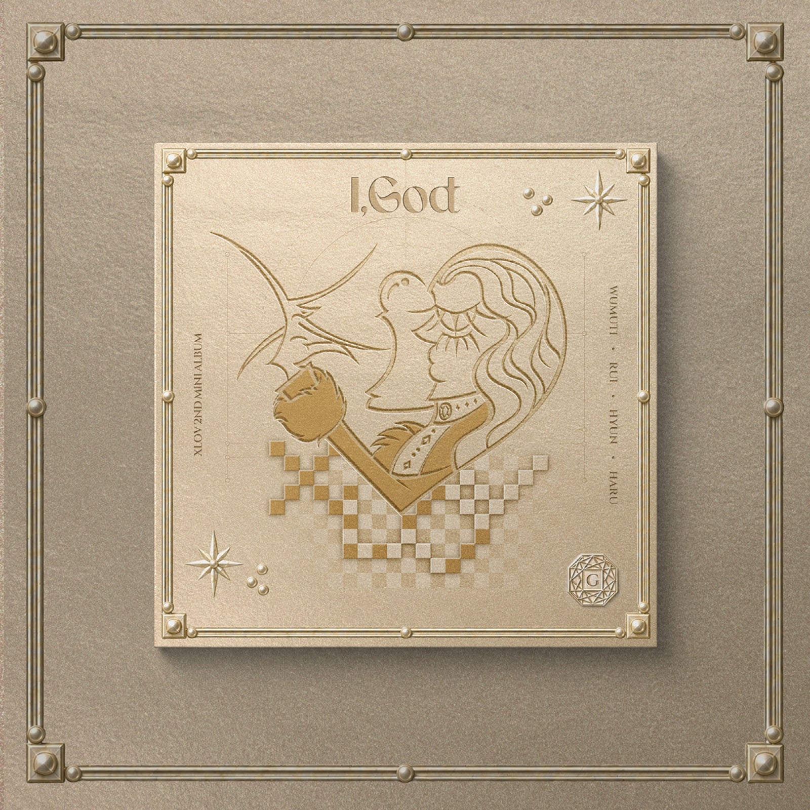 [Pre-order] XLOV - I,God / 2ND MINI ALBUM *Cover Select