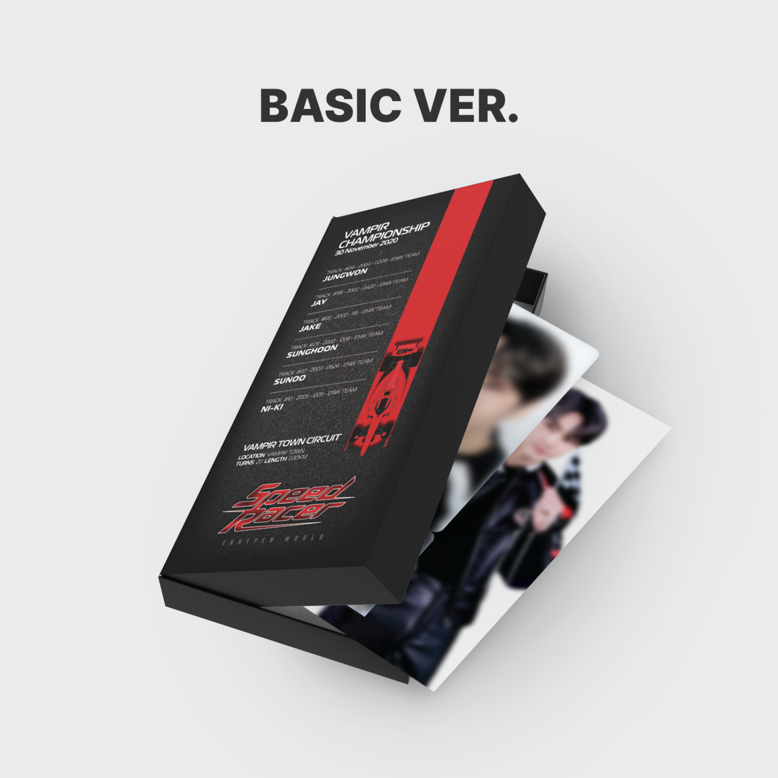[Pre-order] ENHYPEN - ENHYPEN WORLD COUPON CARD COLLECTION SPEED RACER (BASIC ver.)