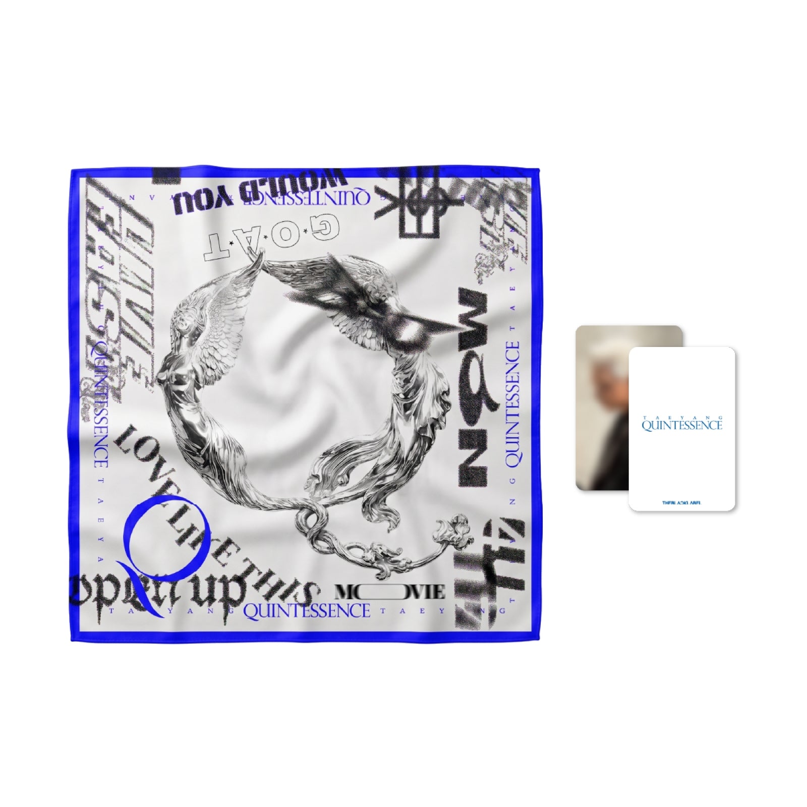 [Pre-order] TAEYANG - BLUE SCARF SET / QUINTESSENCE OFFICIAL MERCH