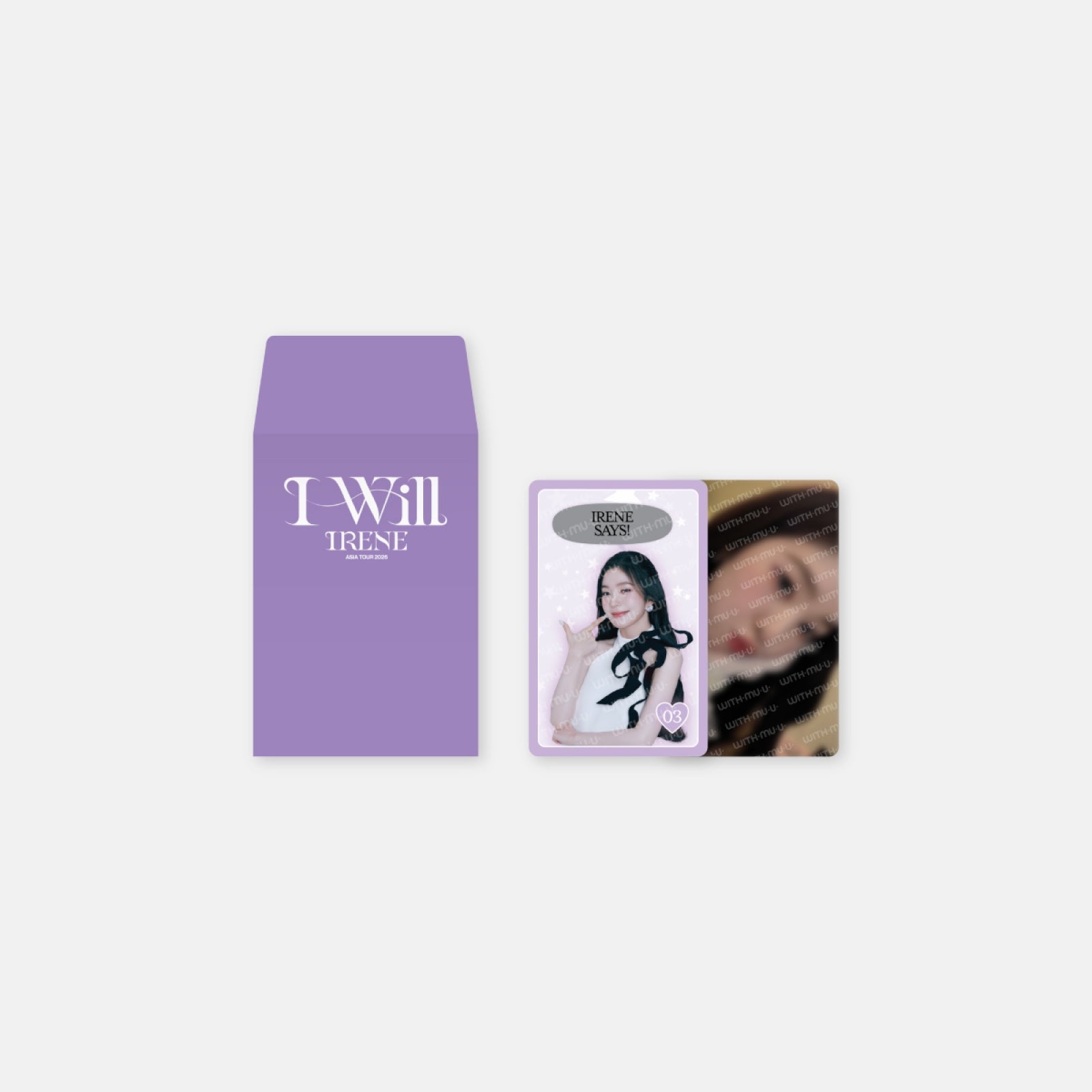 [Pre-order] IRENE - SPEECH BUBBLE CARD SET / 2026 IRENE ASIA TOUR [ I-WILL ] in SEOUL OFFICIAL MD