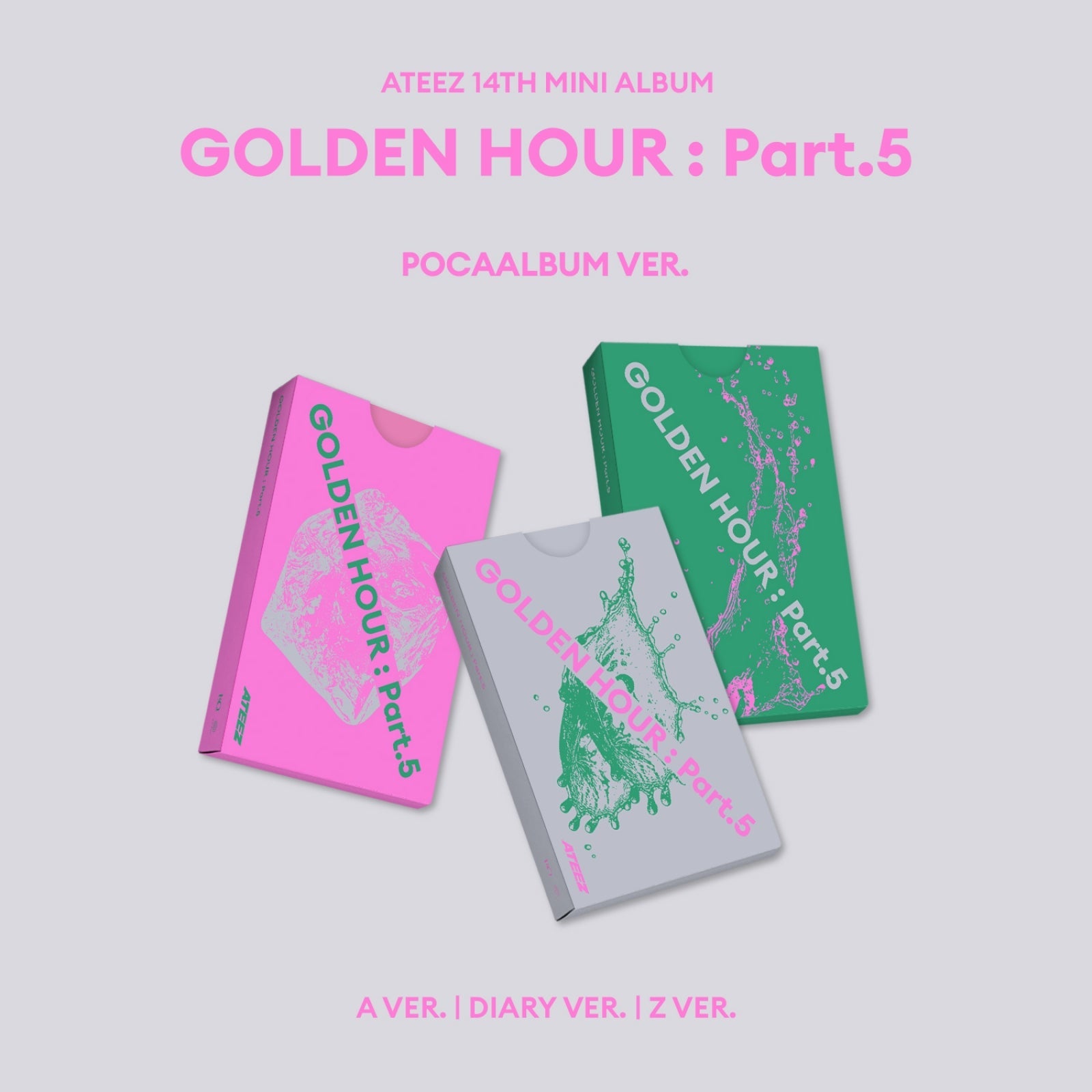 [Pre-order] ATEEZ - GOLDEN HOUR : Part.5 / 14TH MINI ALBUM (POCAALBUM)