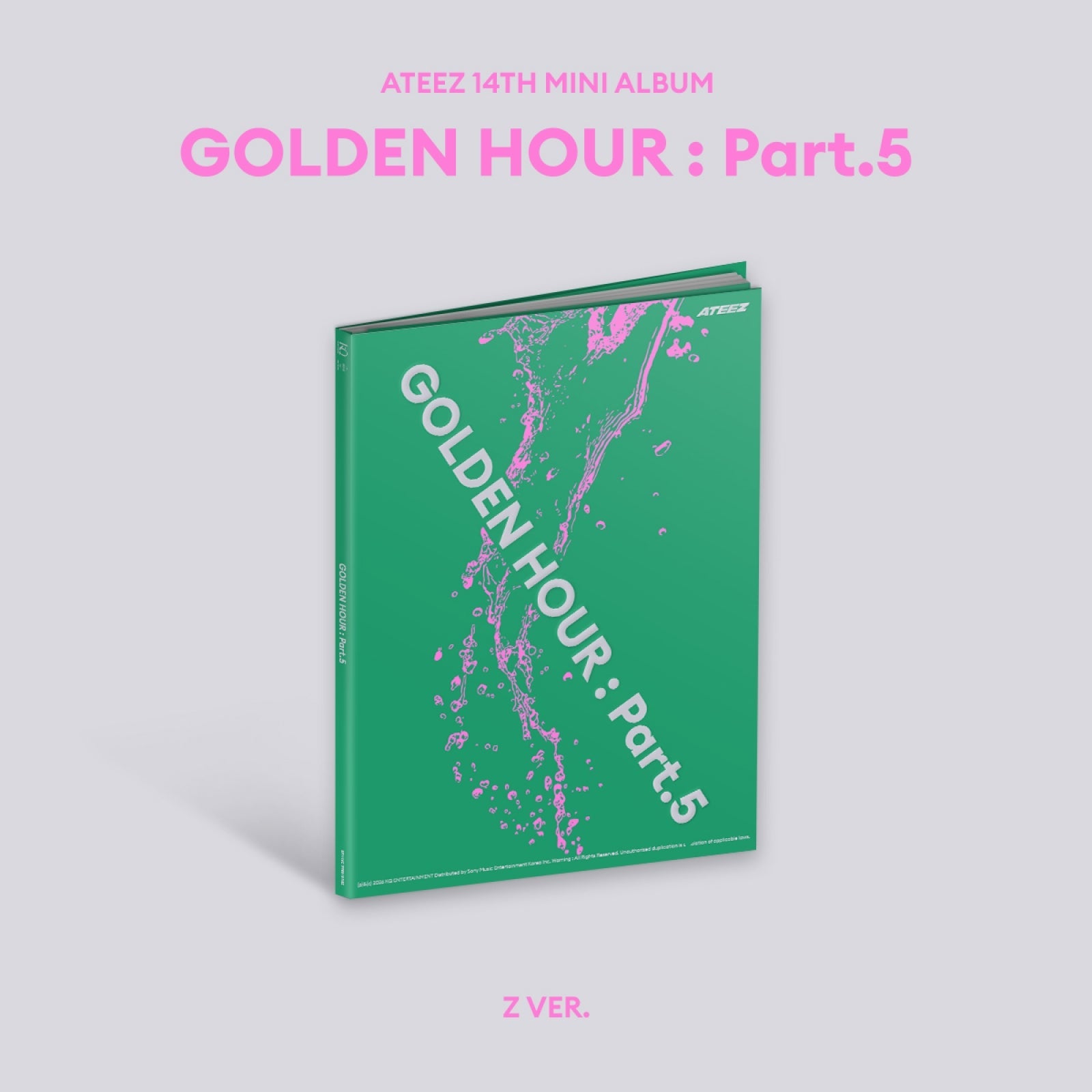 [Pre-order] ATEEZ - GOLDEN HOUR : Part.5 / 14TH MINI ALBUM (Standard ver.)