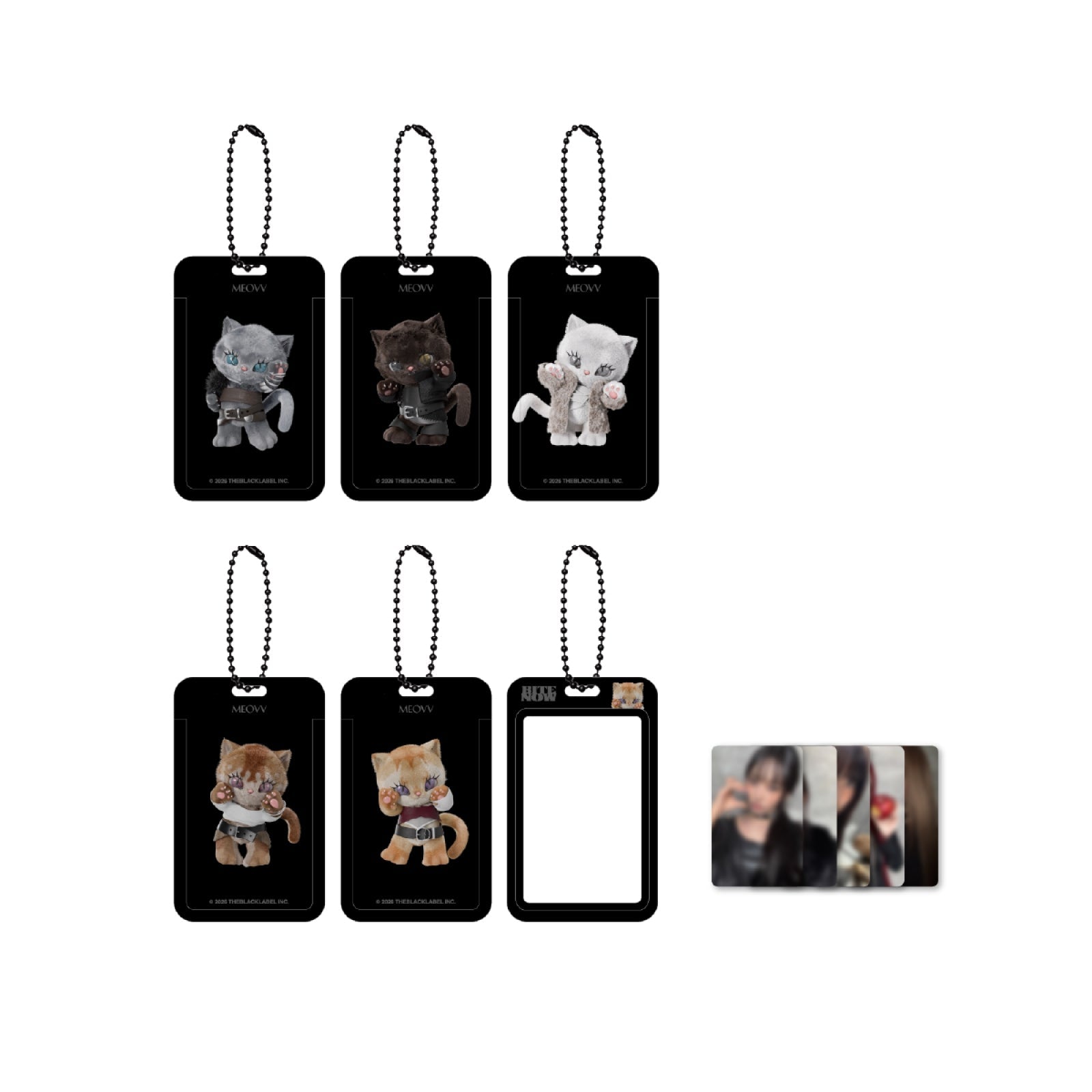 [Pre-order] MEOVV - 09 CHARACTER PHOTO CASE HOLDER SET / BITE NOW OFFICIAL MERCH