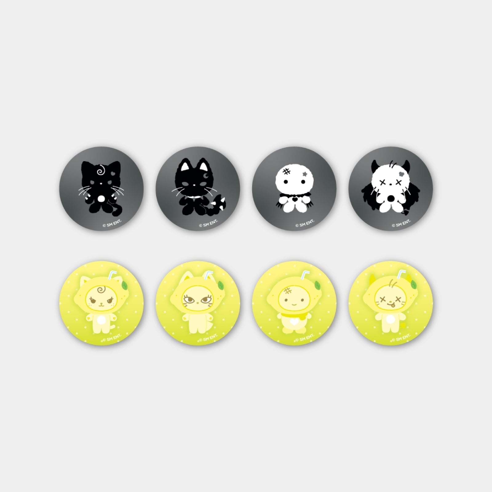 [Pre-order] aespa - RANDOM LENTICULAR PIN BUTTON / 2026 aespa WEEK - MAKE IT LEMONADE OFFICIAL MD