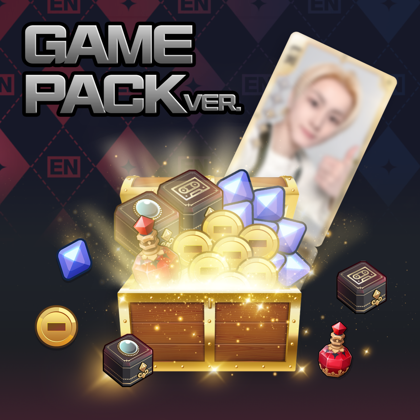 [Pre-order] ENHYPEN - ENHYPEN WORLD COUPON CARD COLLECTION (FORENSICS UNIT GAME PACK ver.)