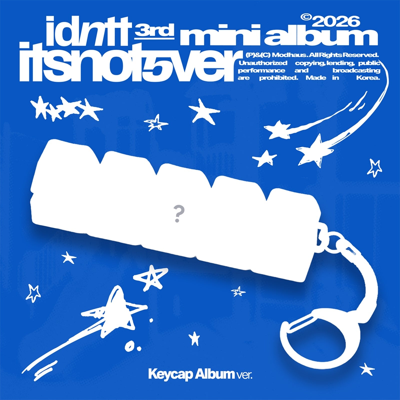 [Pre-order] idntt - itsnotover / 3rd Mini Album (Keycap Album ver.)