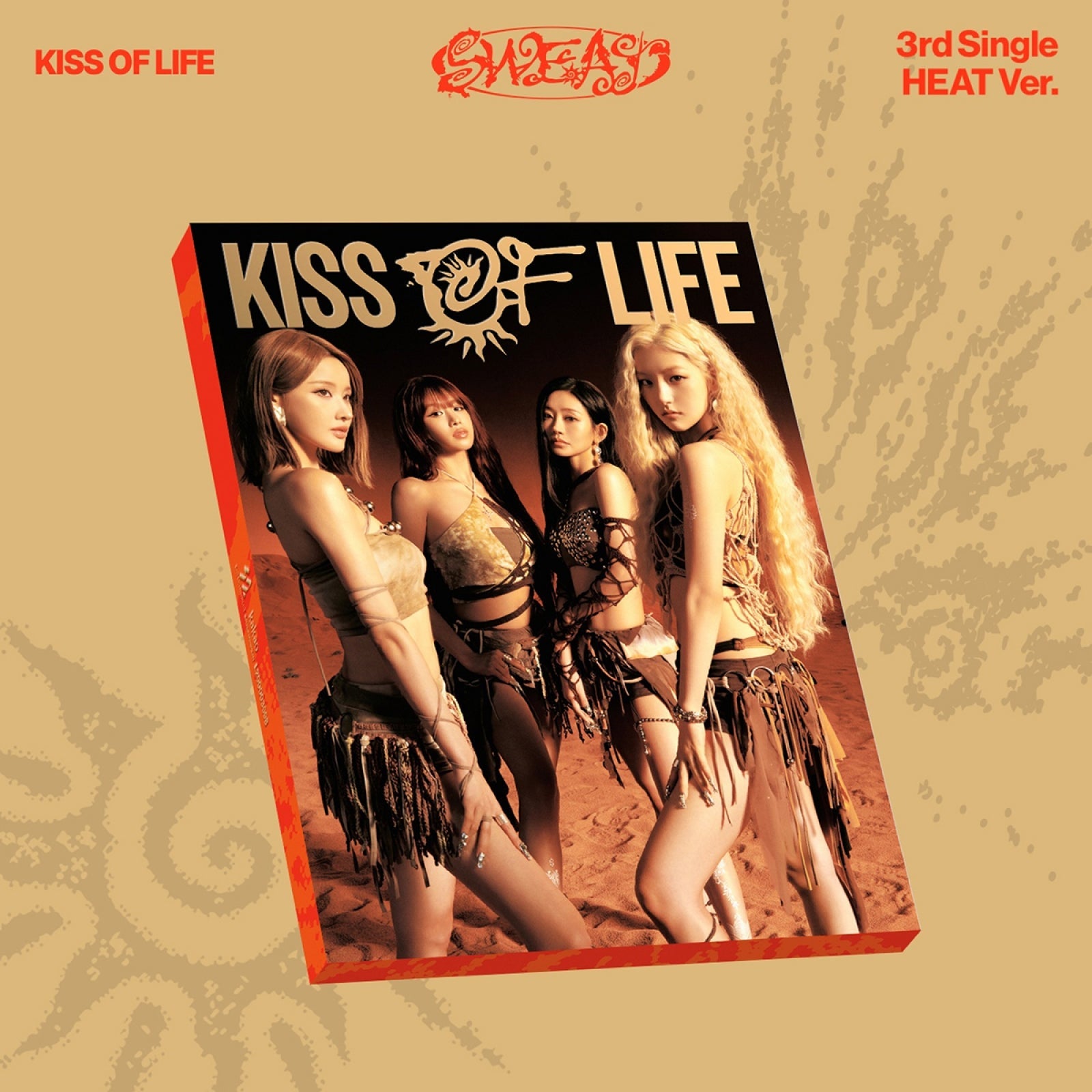 [Pre-order] KISS OF LIFE - SWEAT / 3rd Single Album (Heat Ver.)
