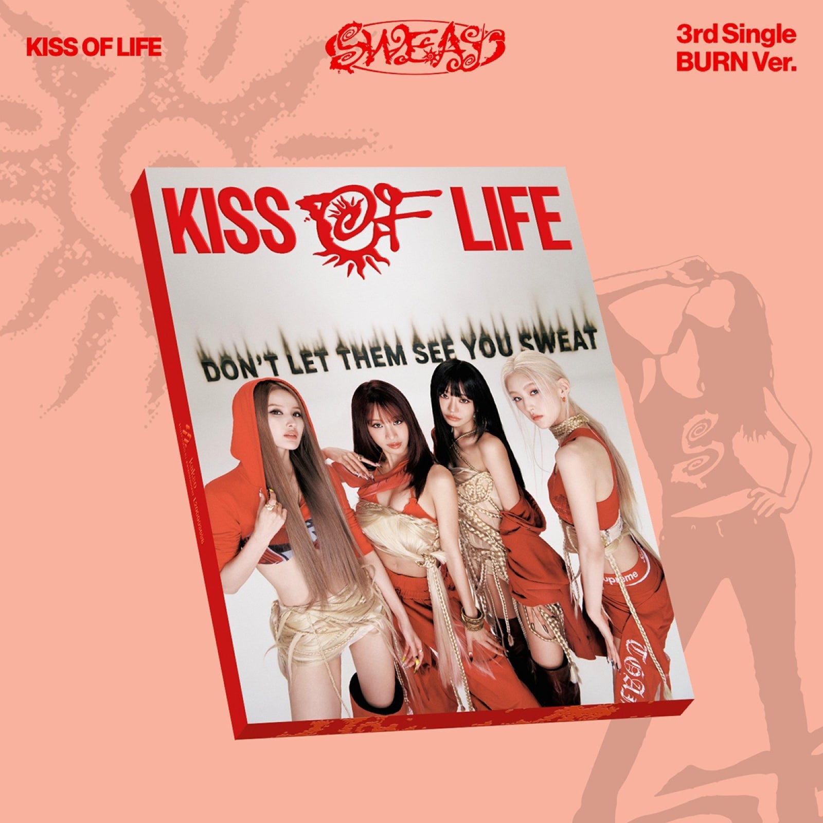 [Pre-order] KISS OF LIFE - SWEAT / 3rd Single Album (Burn Ver.)