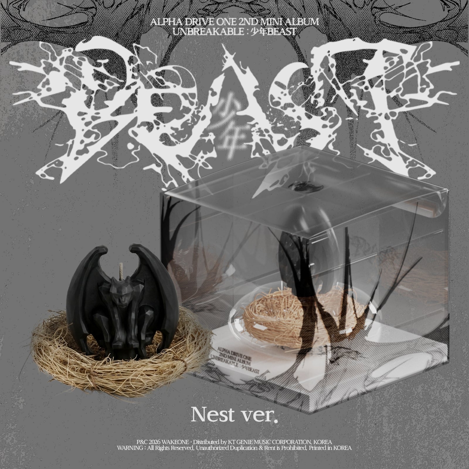 [Pre-order] ALPHA DRIVE ONE - UNBREAKABLE : 少年BEAST /  2nd Mini Album (Nest Ver.)