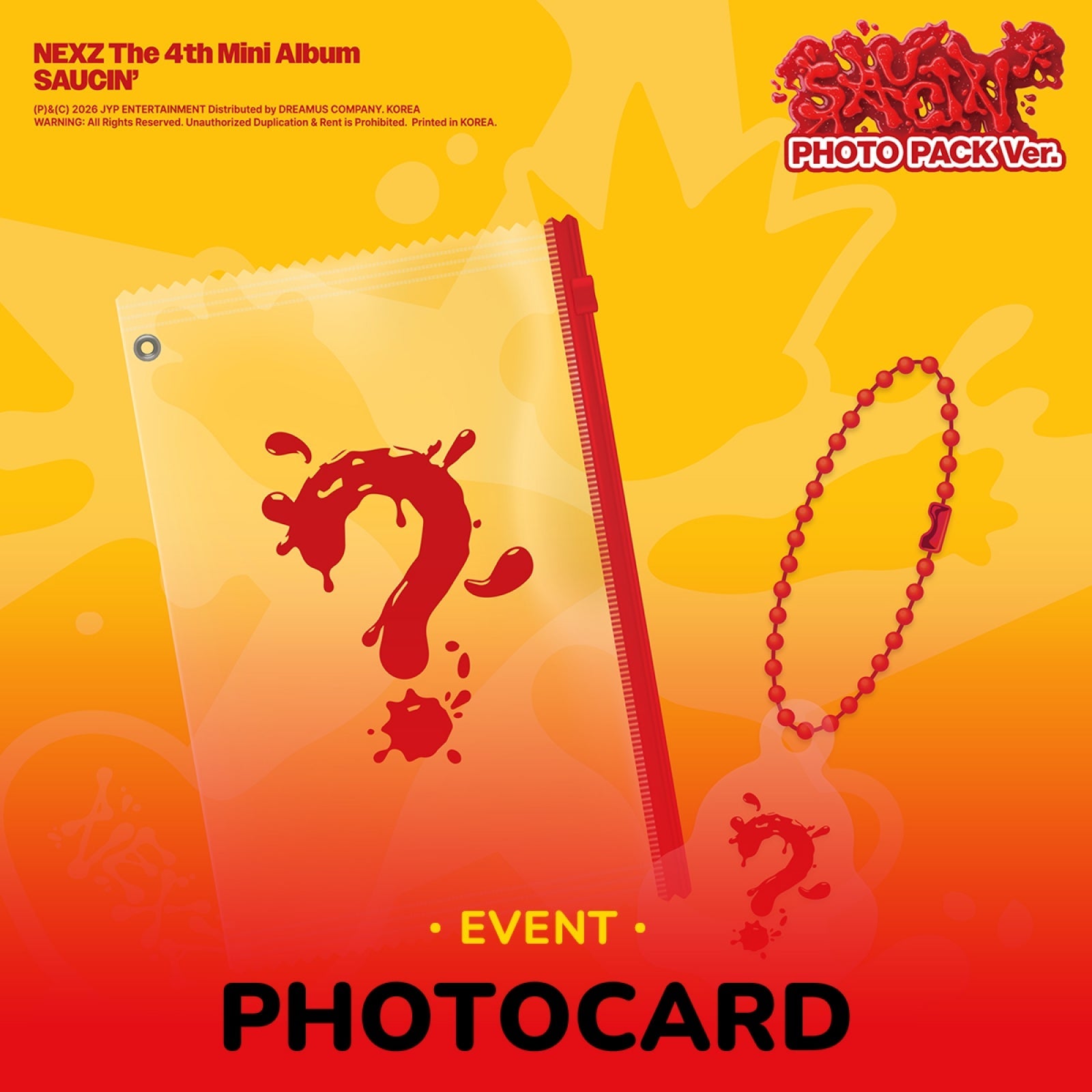 [POB] NEXZ - SAUCIN’ / 4th Mini Album (Photo Pack ver.)
