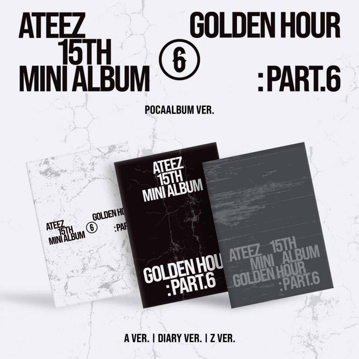 [POB] ATEEZ - GOLDEN HOUR : Part.5 / 14TH MINI ALBUM (Pocaalbum ver.)