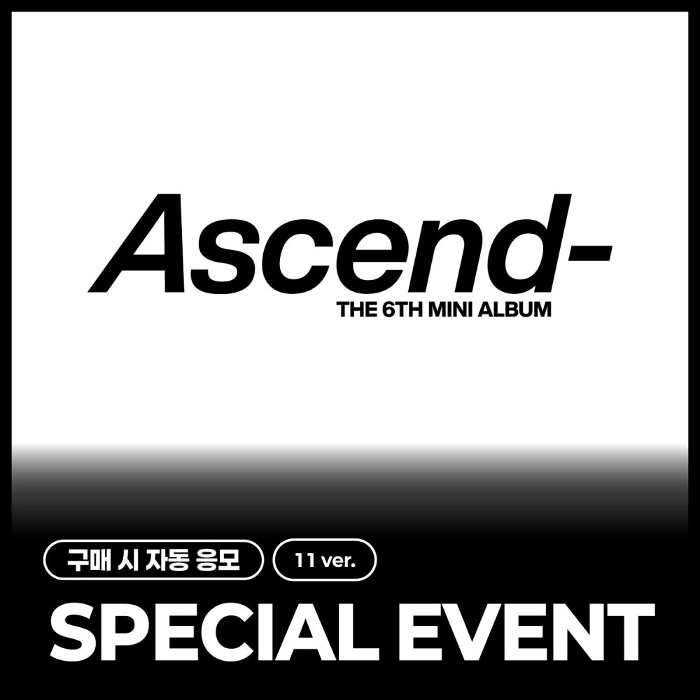 [Pre-order] ZEROBASEONE - [Ascend-] / 6th Mini Album (11 Ver.)