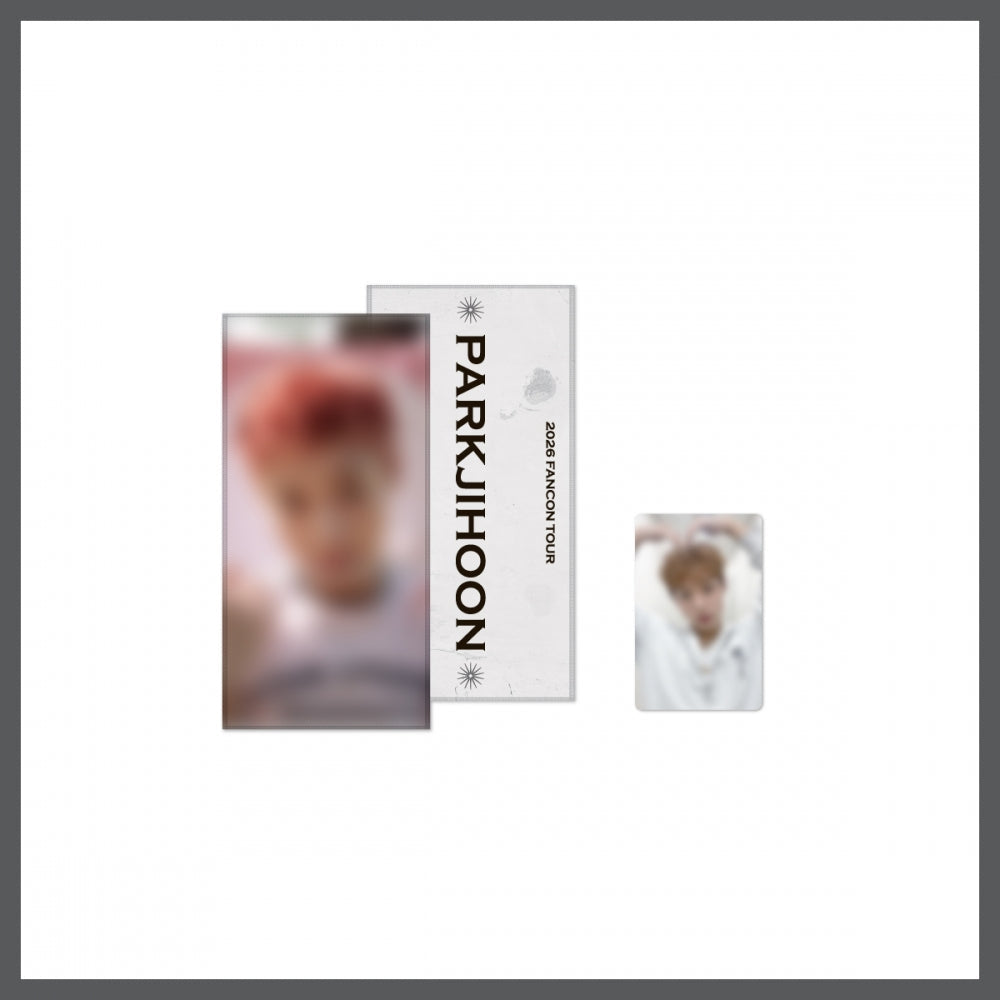PARK JI HOON - Suede Slogan / 2026 FANCON [RE:FLECT] MD