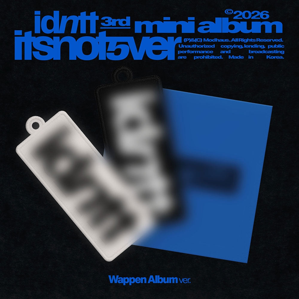 [Pre-order] idntt - itsnotover / 3rd mini album (Wappen Album ver.)