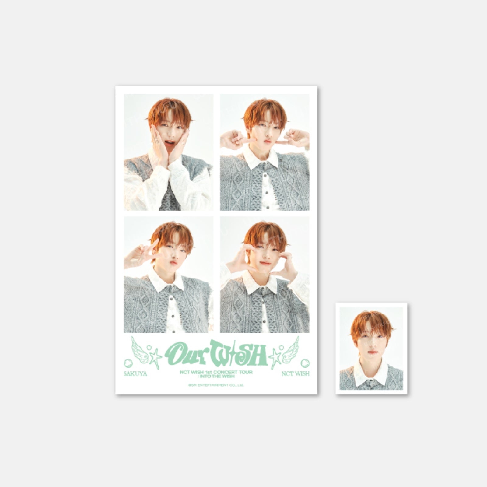 NCT WISH - 4 CUT + ID PHOTO SET / 2025 NCT WISH 1st CONCERT TOUR [INTO THE WISH : Our WISH] OFFICIAL MD