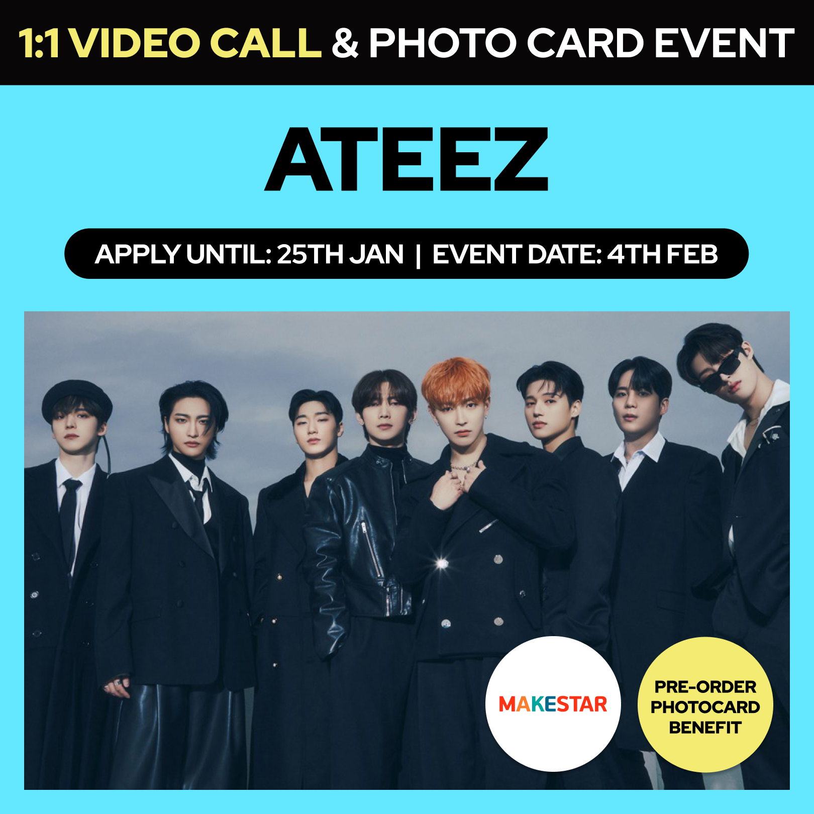 [02/04 1:1 VIDEO CALL by MAKESTAR] ATEEZ - GOLDEN HOUR: Part.2 (POCAALBUM ver.)