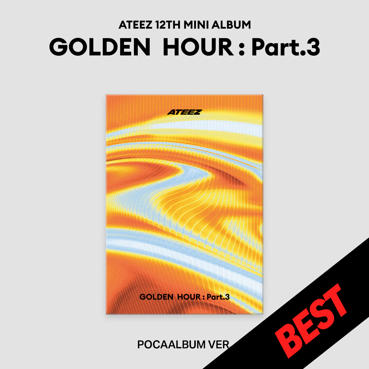 [Easter Clearance] ATEEZ - GOLDEN HOUR : Part.3 / 12th Mini Album (POCAALBUM VER.) *Random