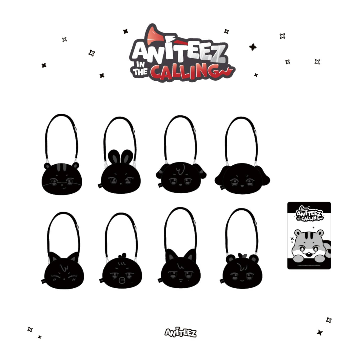 ATEEZ - FACE POUCH BAG ’ANITEEZ IN THE CALLING’ MD