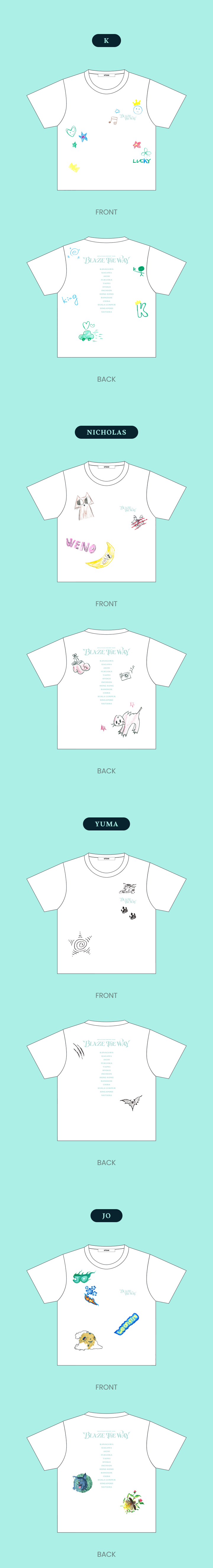 &TEAM - S/S T-SHIRT / 2026 &TEAM CONCERT TOUR BLAZE THE WAY