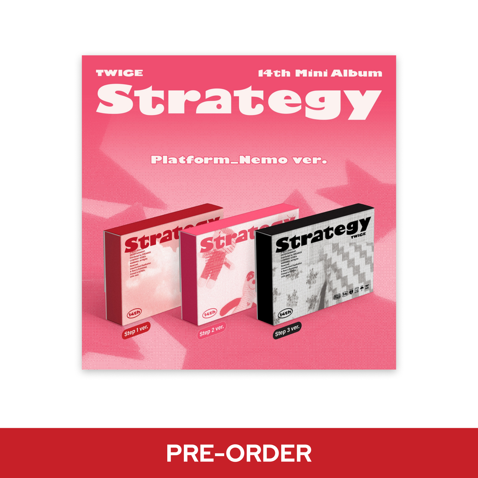 TWICE - STRATEGY / 14th Mini Album (Platform_Nemo ver.)