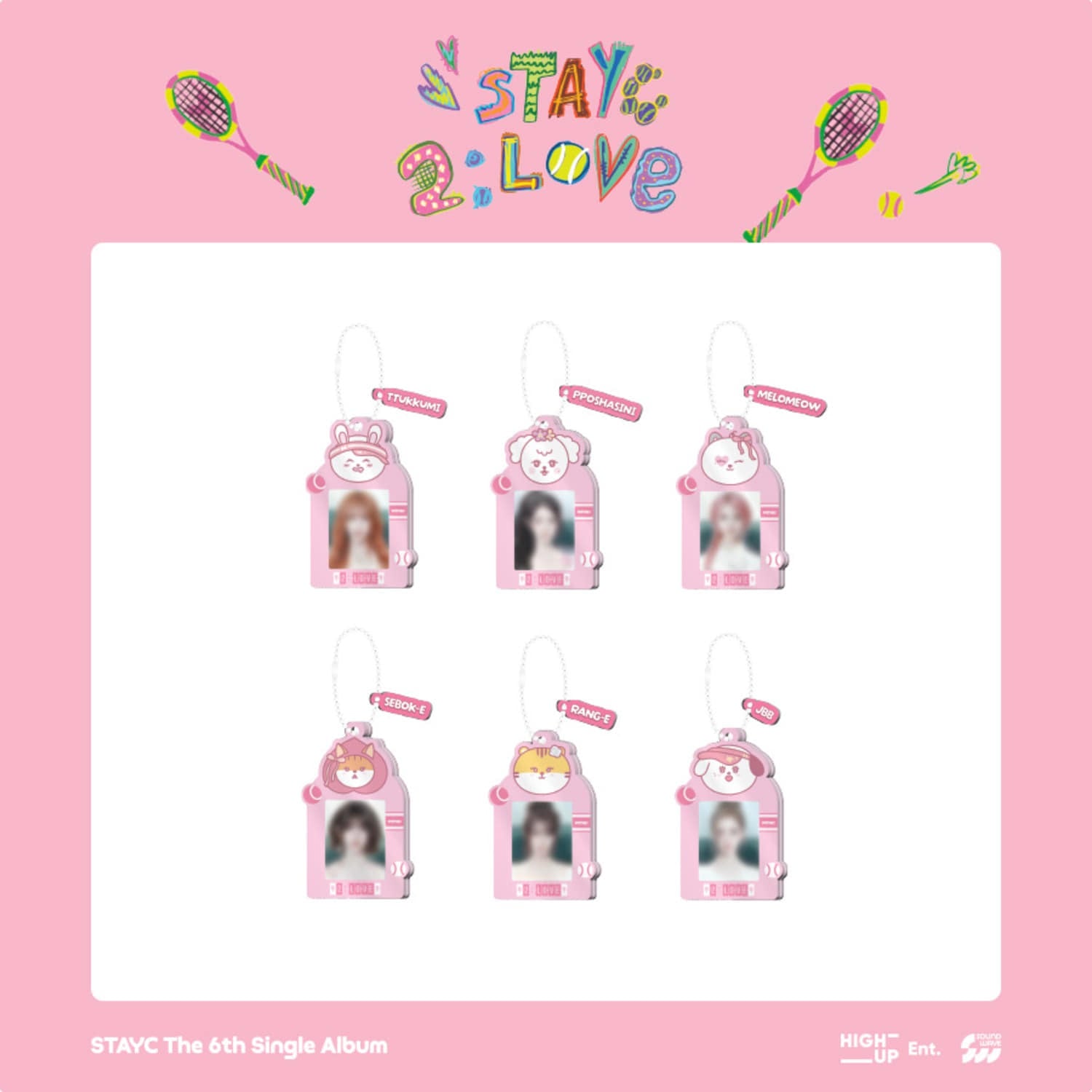 [Pre-order] STAYC - ACRYLIC ID PHOTO HOLDER / The 6th Single Album 2:LOVE POP-UP CAFE