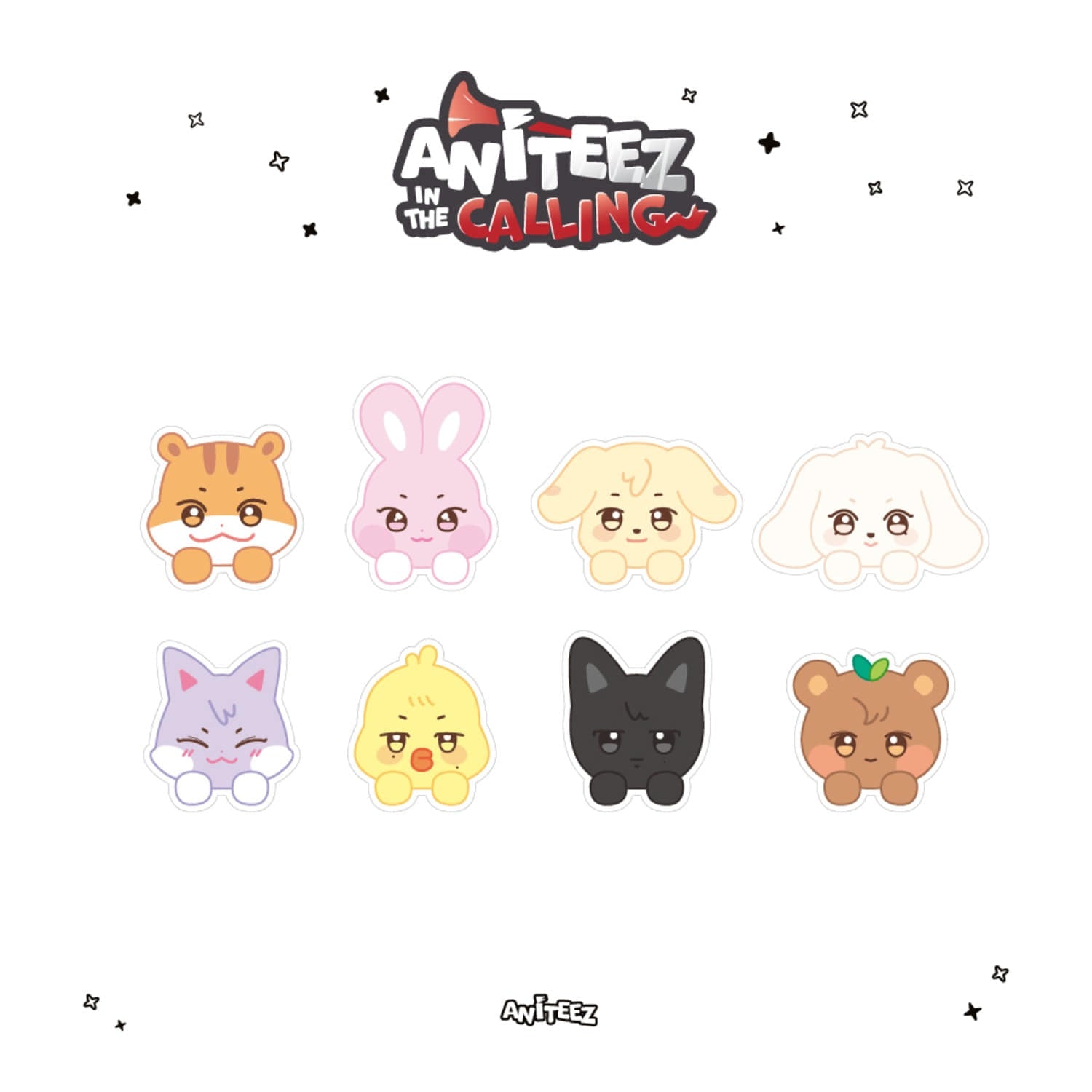 ATEEZ - ACRYLIC CLIP MAGNET ’ANITEEZ IN THE CALLING’ MD