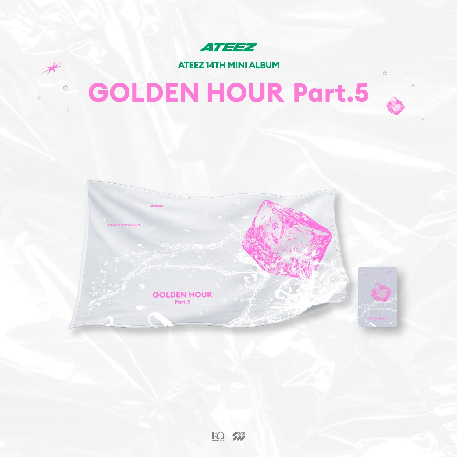 [Pre-order] ATEEZ - SLOGAN TOWEL / GOLDEN HOUR : Part.5 POP-UP STORE MD