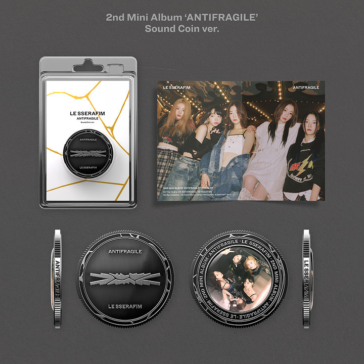 [POB] LE SSERAFIM - ANTIFRAGILE / 2nd Mini Album (Sound Coin ver.)