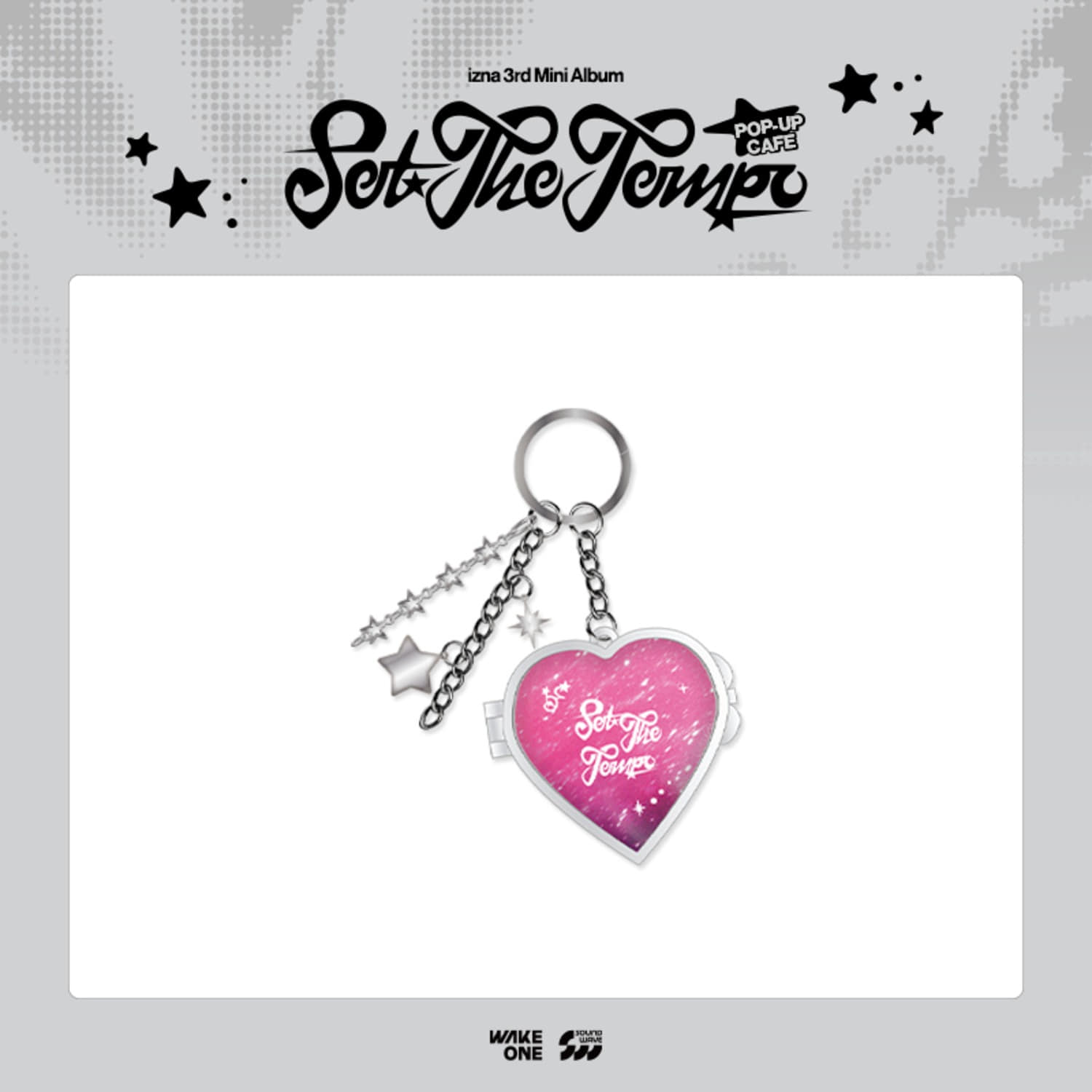 [Pre-order] izna - MIRROR KEYRING / SET THE TEMPO POP-UP STORE MD