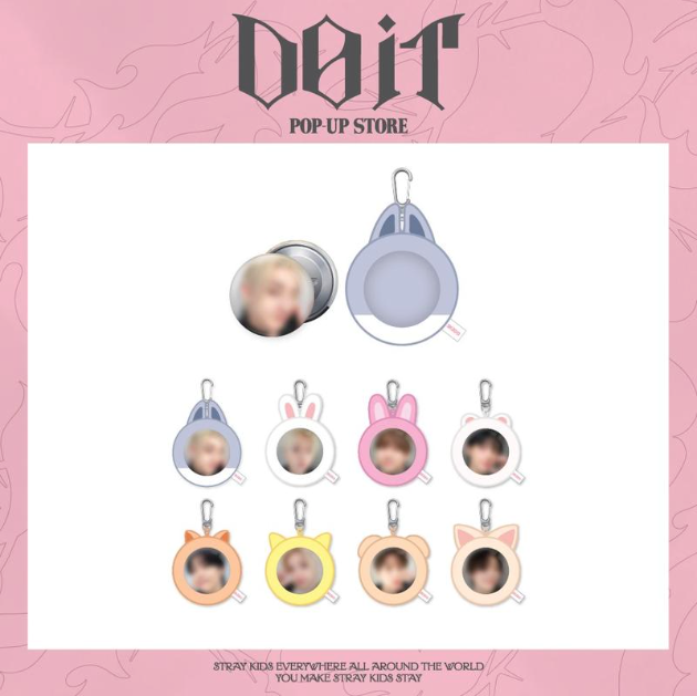 Stray Kids - SOFT FACE BADGE & SKZOO COVER SET / POP-UP STORE [DO IT] MD