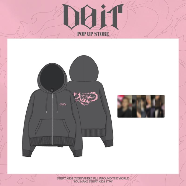Stray Kids - ZIP-UP HOODIE / POP-UP STORE [DO IT] MD