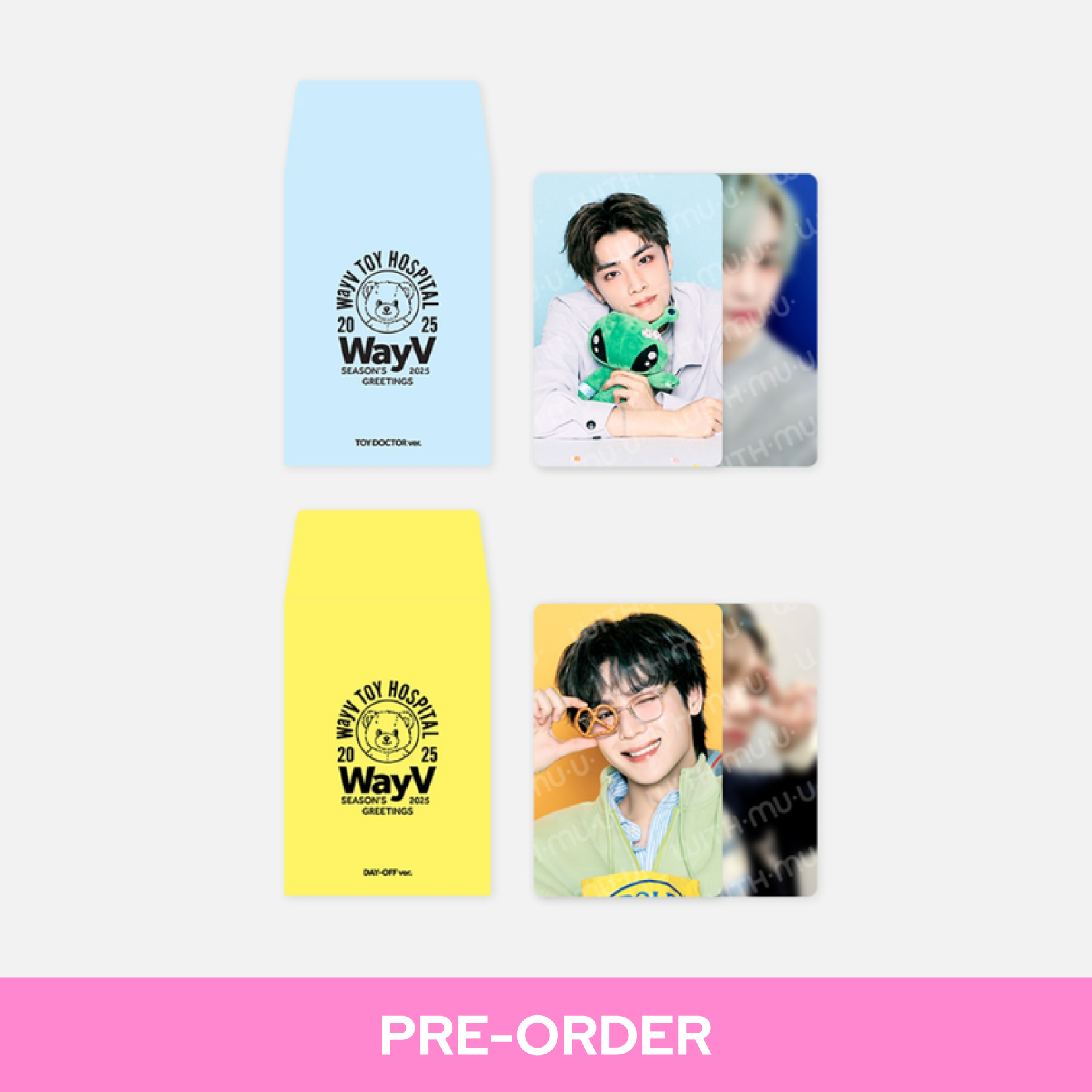 WayV - RANDOM TRADING CARD SET / 2025 SM ARTIST SEASON’S GREETINGS OFFICIAL MD