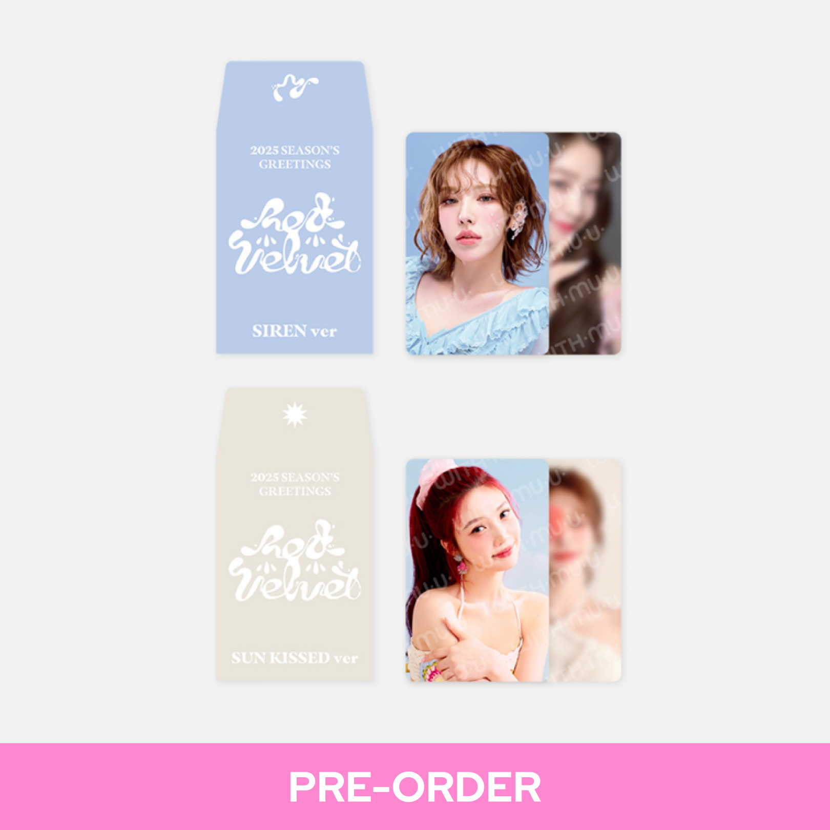 Red Velvet - RANDOM TRADING CARD SET / 2025 SM ARTIST SEASON’S GREETINGS OFFICIAL MD