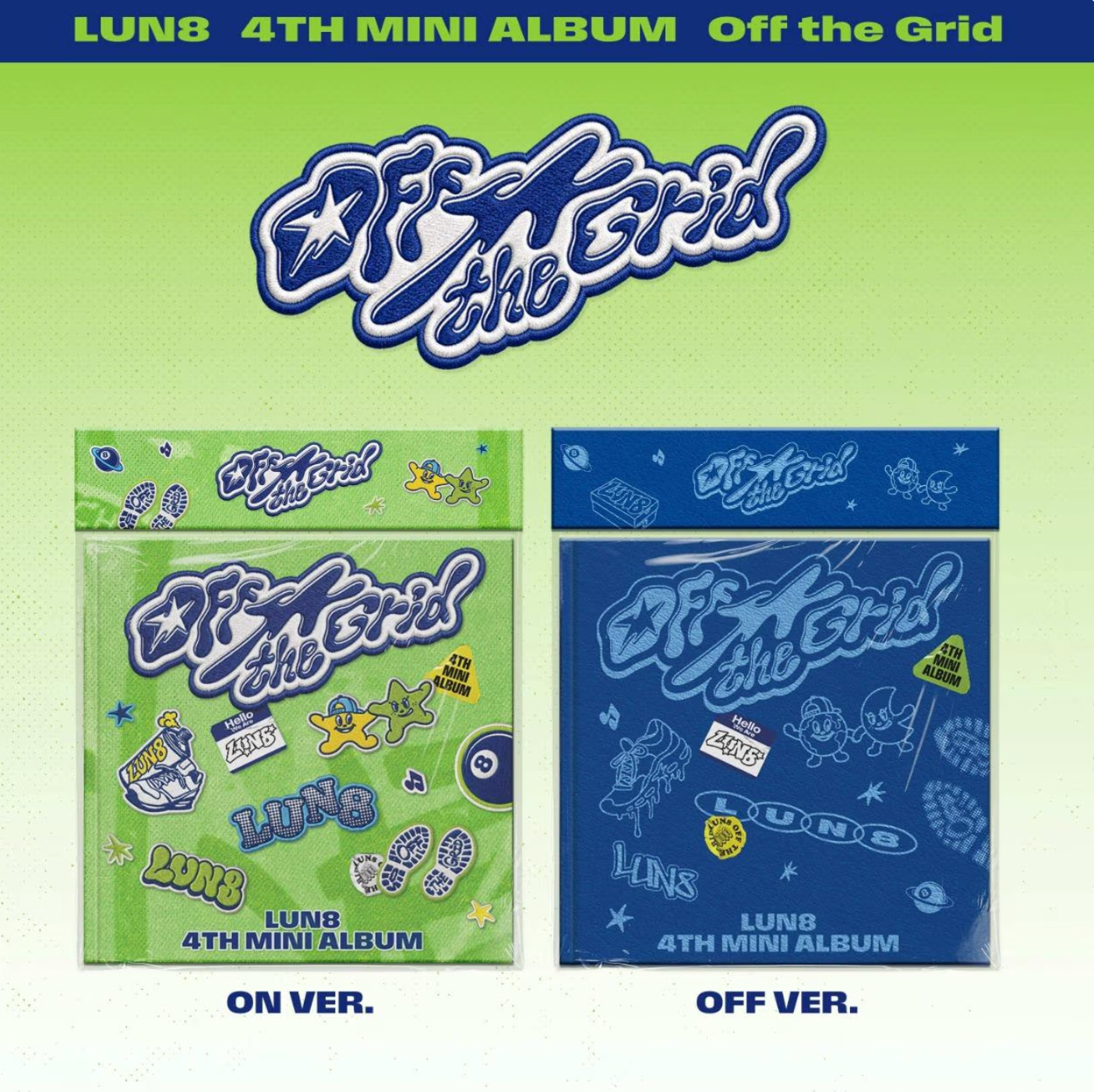 [POB] LUN8 - Off the Grid / 4TH MINI ALBUM (Photobook ver.)