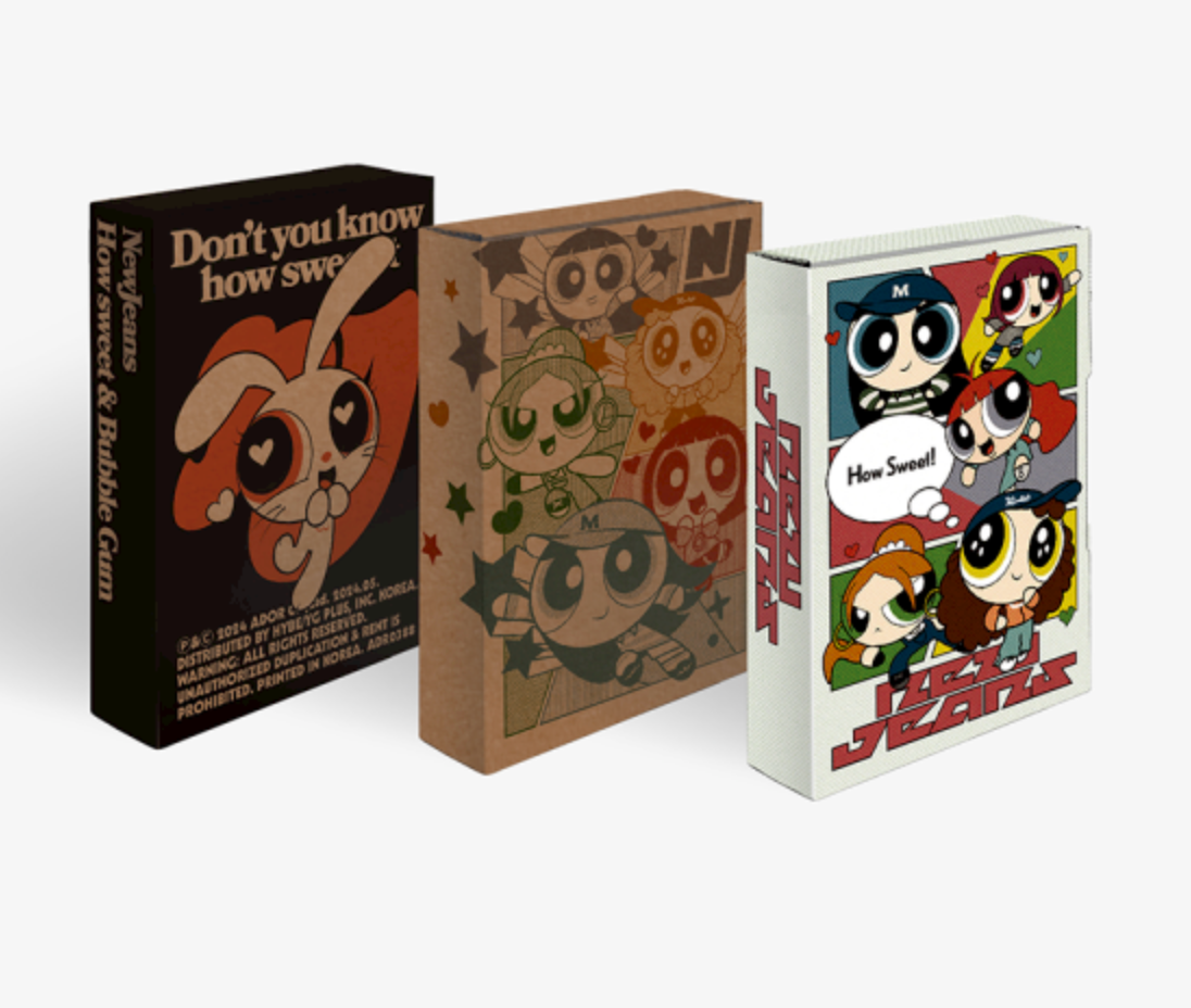 NewJeans - How Sweet / Double Single Album (Weverse Albums ver.) (Random)