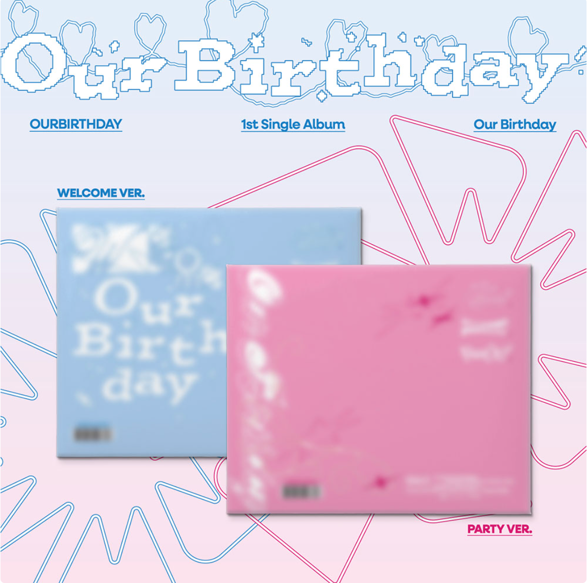 [POB] OURBIRTHDAY - Our Birthday / 1st Single Album (Photobook ver.)