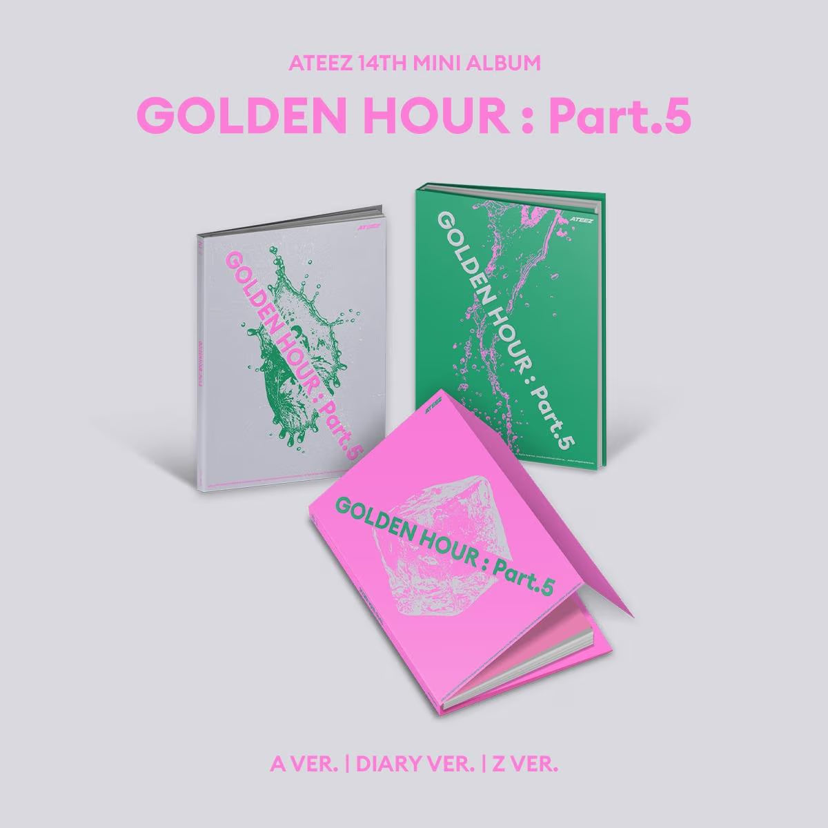 [POB] ATEEZ - GOLDEN HOUR : Part.5 / 14TH MINI ALBUM (Standard ver.)