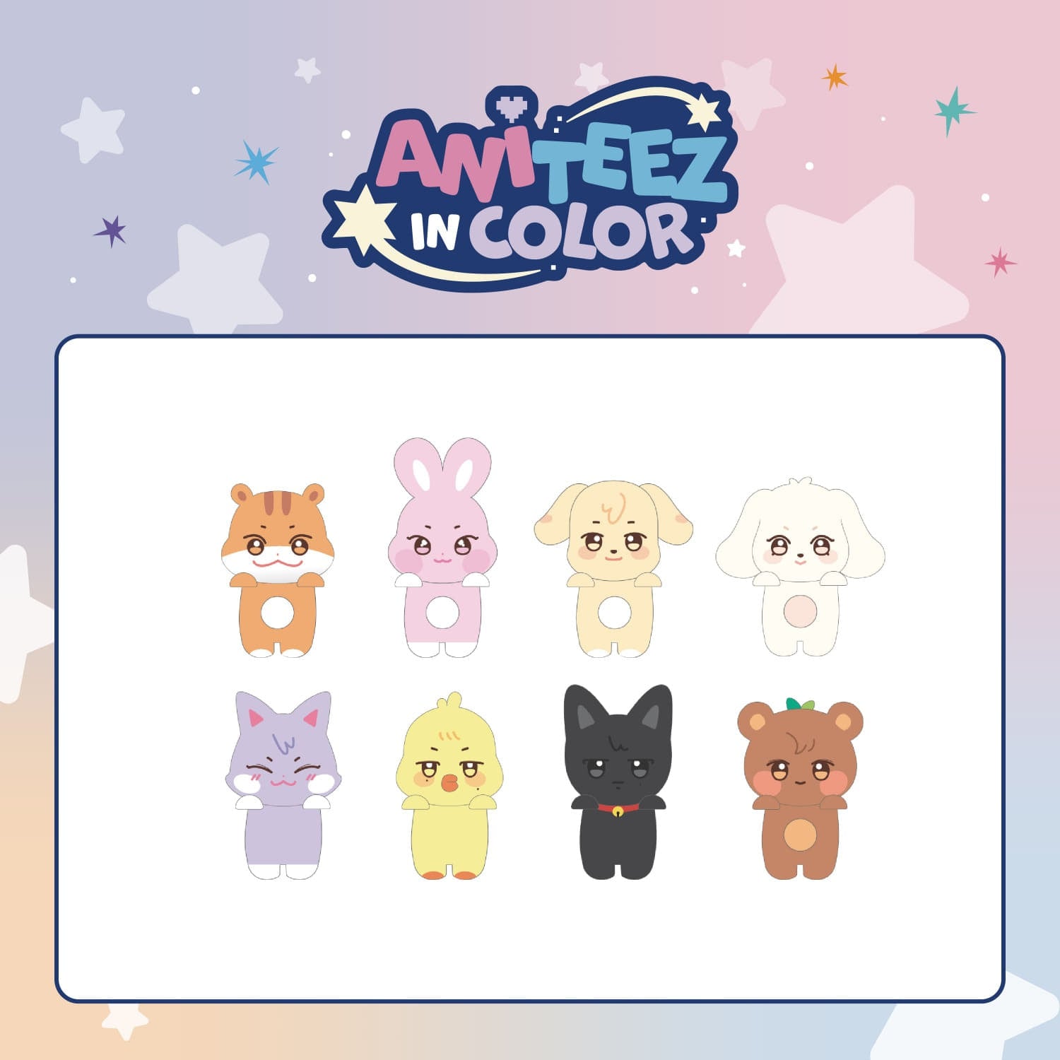 [Pre-order] ATEEZ - MINI DECO FIGURE / ANITEEZ POP-UP STORE [ANITEEZ IN COLOR] MD