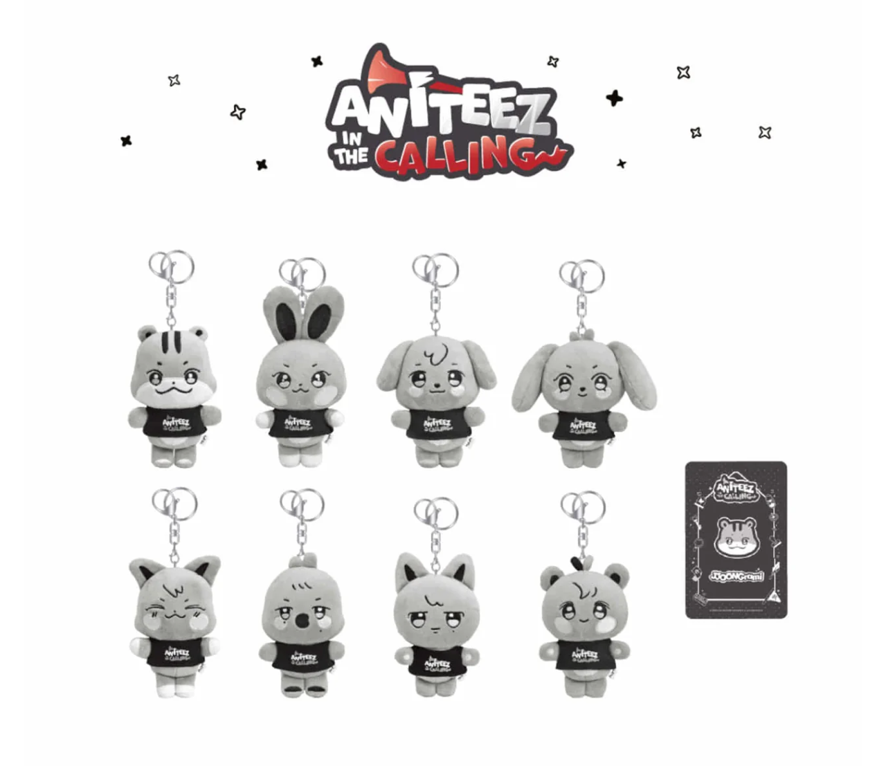 ATEEZ - THE CALLING ANITEEZ PLUSH KEYRING ’ANITEEZ IN THE CALLING’ MD