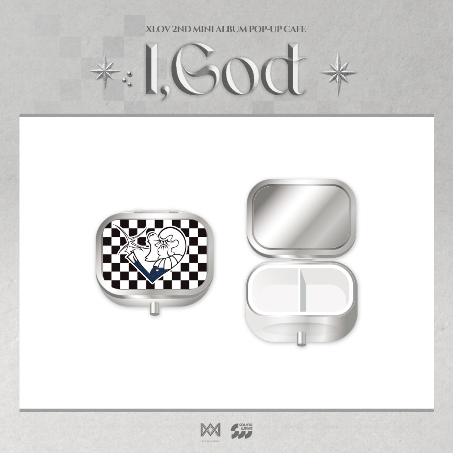 [Pre-order] XLOV - MINI JEWELRY CASE / 2ND MINI ALBUM [I,GOD] POP-UP MD
