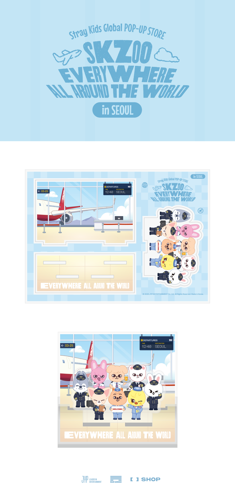 Stray Kids - SKZOO ACRYLIC STAND SEOUL Ver. / SKZOO Everywhere All Around The World in SEOUL