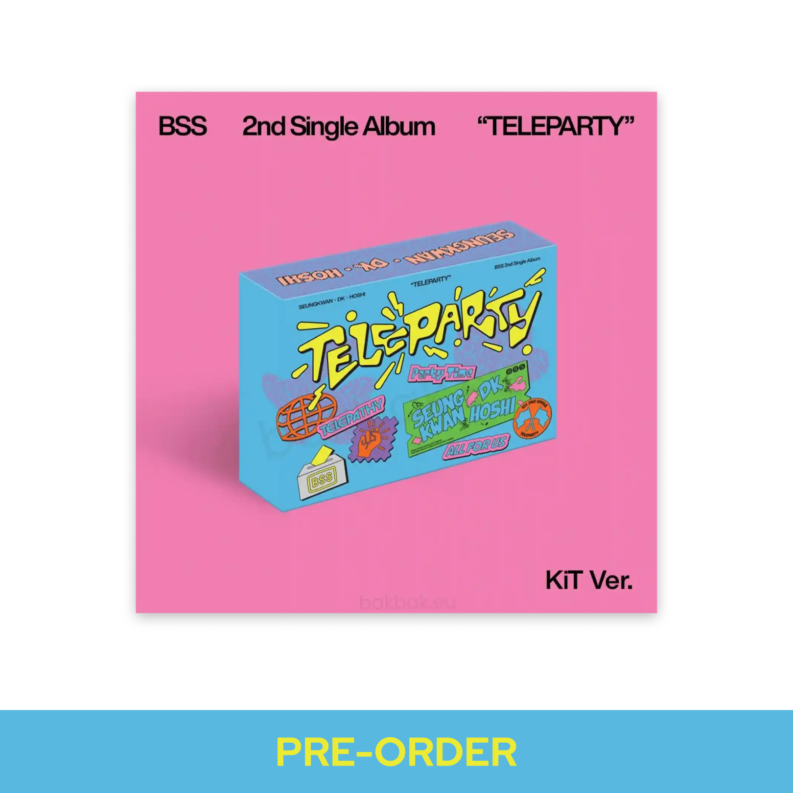 BSS (SEVENTEEN) - TELEPARTY / 2ND SINGLE ALBUM (KiT Ver.)