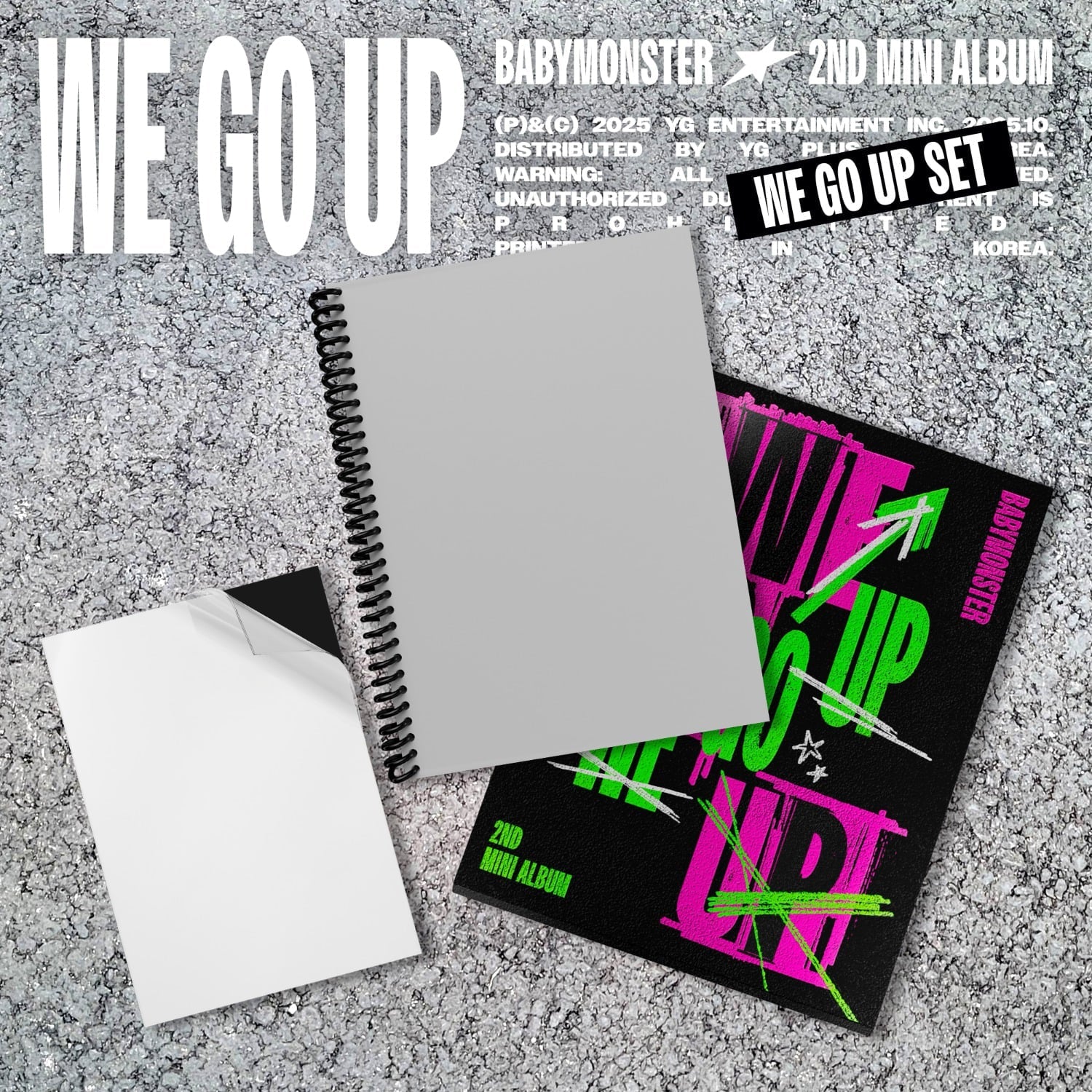 BABYMONSTER - WE GO UP / 2nd MINI ALBUM